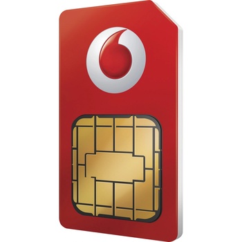 Sim karta Vodafone na volání s kreditem 100Kč a balíčkem na 30dní