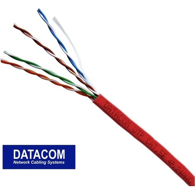 Datacom 1156 UTP Cat5e, PVC, 305m, červený – Hledejceny.cz