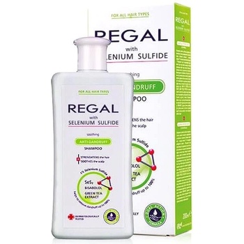 Selson Regal selenium sulfide zklidňující šampon proti lupům 200 ml