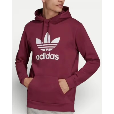 Adidas Originals Adicolor Classics Trefoil Hoodie Burgundy