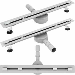 Rea Комплект душ канал с капак от полирана неръждаема стомана Rea Neo Ultra Slim 60 см (5902557386994)