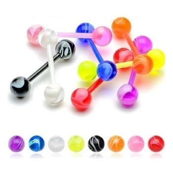 Šperky4U piercing do jazyka PJ01149-O