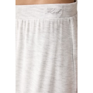 Karl Lagerfeld къс панталон дамски с вискоза (B3W44006)