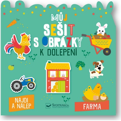 Môj zošit s obrázkami na dolepenie Farma