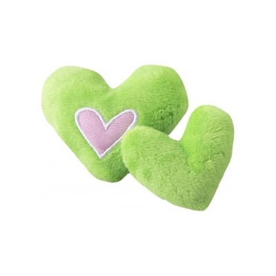 Rogz Catnip heart - Котешка плюшена играчка сърце с катнип , зелена