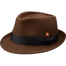 Mayser -Troy klasický trilby klobouk hnědý