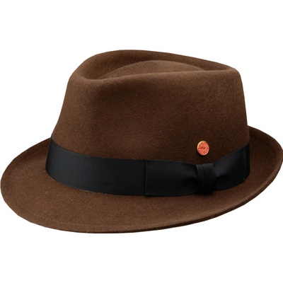 Mayser -Troy klasický trilby klobouk hnědý