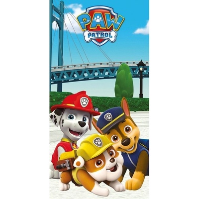 Jerry Fabrics Detská plážová osuška Paw Patrol 201 Bavlna 70x140 cm