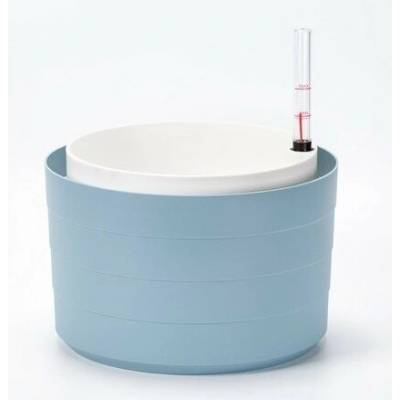 Plastia žardina samozavlažovací Berberis šedomodrá + bílá 30 cm
