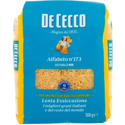 De Cecco cestoviny alfabeno No.173 0,5 kg