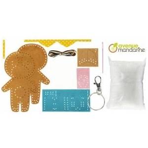 Clairefontaine Set Dog Tom Sewing Keychain