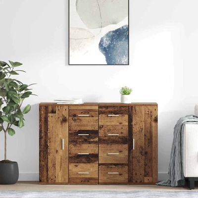 vidaXL Скейдбордове Corona 2 pcs Старо дърво 59 x 39 x 80 см (3402806)