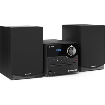 Audio Systems XL-B517D(BK) HI-FI MICRO SYSTEM 45W total max power output DAB+ and FM tuner with RDS Bluetooth v5.0 CD player USB playback 3.5mm Aux-in / line-in Headphone jack wooden speaker Black (XL-B517D(BK))
