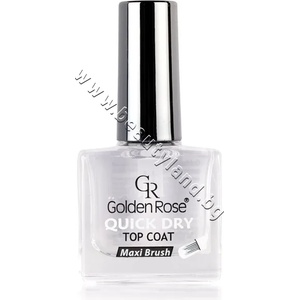 Golden Rose Лак за нокти Golden Rose Quick Dry Top Coat, p/n GR-21101 - Топ лак за бързо изсъхване на лака (GR-21101)