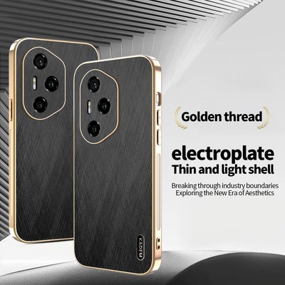 Huawei Honor 400 Pro 5 KADEM Удароустойчив Калъф - PU + TPU Копринен Ефект, Скрийн Протектор, 3 Цвята