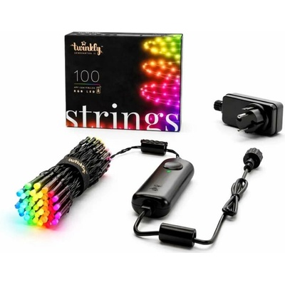 LEDWORKS Barevná světýlka venkovní Twinkly strings LED světelný řetěz RGB, 20 m, 250 diod, IP44,