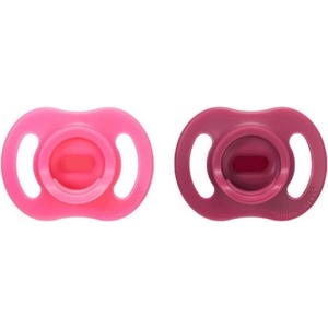 Tommee Tippee Ортодонтични залъгалки Tommee Tippee - Ultra Light Stay Put, 6-18 м, 2 броя, пурпурна/розова (433595) - baby