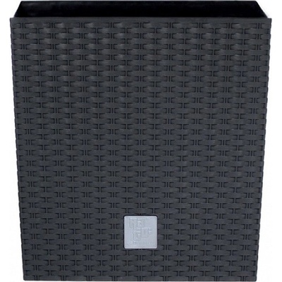 Prosperplast Květináč ratanový Rato low 32x32 cm objem 32 L. antracit – Hledejceny.cz