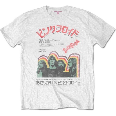 Pink Floyd tričko Japanese Poster biele
