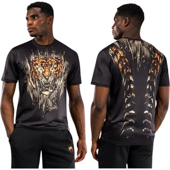 VENUM Тениска Venum Tiger Dry Tech Black/Neon Orange - M