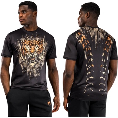 Venum | Официален Вносител за България Тениска Venum Tiger Dry Tech Black/Neon Orange - M
