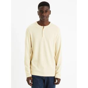 Celio Кремава мъжка тениска Celio Feplay Celio | Byal | МЪЖЕ | S