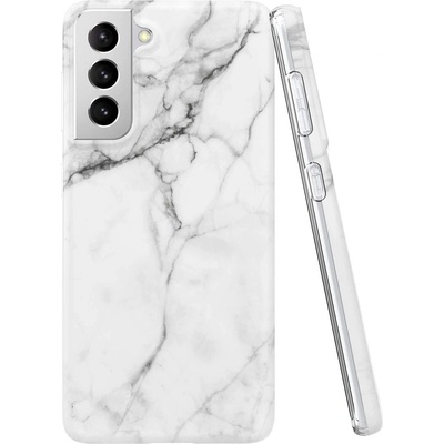 Wozinsky Силиконов калъф Wozinsky Marble за Samsung Galaxy S21 5G/Galaxy S30 - Бял KP10080 (10080)