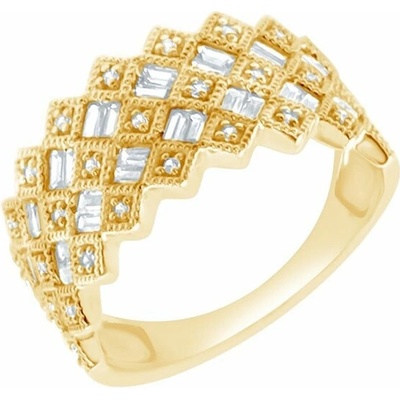 Eppi zlatý prsteň s lab grown diamantmi Erlend R49146