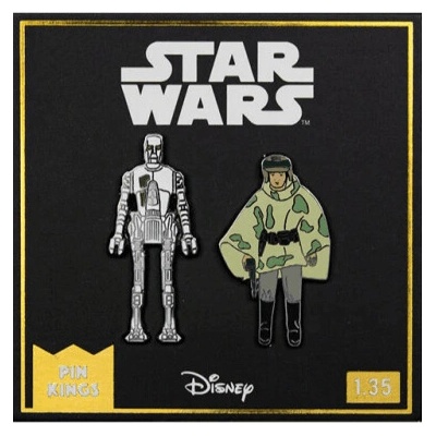 Numskull Odznak Star Wars 8D8 & Princess Leia Organa Pin Kings