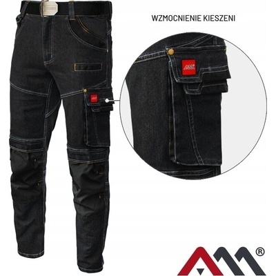 ART.MAS Jeans Stretch Dlouhé kalhoty černá