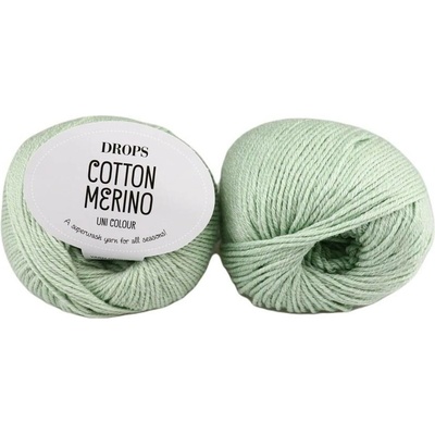Drops Cotton Merino 32 pistáciová zmrzlina