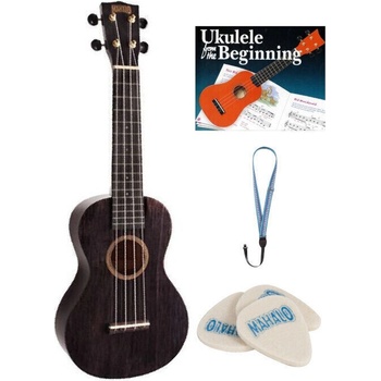 Mahalo MH2-TBK SET Trans Black Концертно укулеле (MH2-TBK-SET)