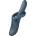 Satisfyer Heat Flex 4 - вибратор за клитор с нагряваща функция - сив