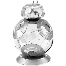 Metal Earth 3D puzzle Star Wars: BB-8, patrí medzi náročnejšie, 18 ks