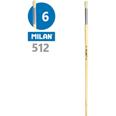 Štetec guľatý MILAN č. 6 - 512