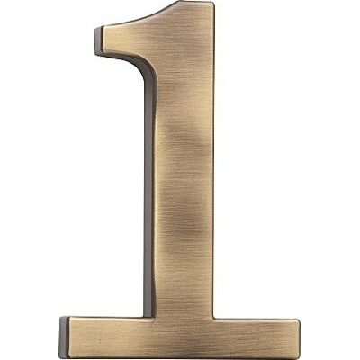 Domová číslica COBRA - 5 cm (OFS - bronz česaný), 9, COBRA OFS (bronz česaný)