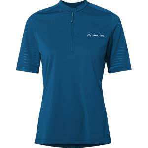 Vaude Дамска фланелка с къс ръкав за колоездене Vaude Women's Qimsa Pro Half Zip Shirt Cycling jersey - Shore Blue - размер 36 (EU) (156-2799-0311)