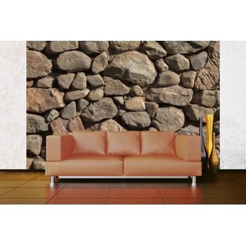 DIMEX ART s. r. o Самозалепваща се флизелинова фототапета сгъната каменна стена 375 x 250 см