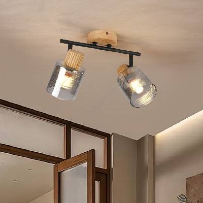 - Точково осветително тяло HYGGE 2xE14/15W/230V дърво/димчато (BG2617)