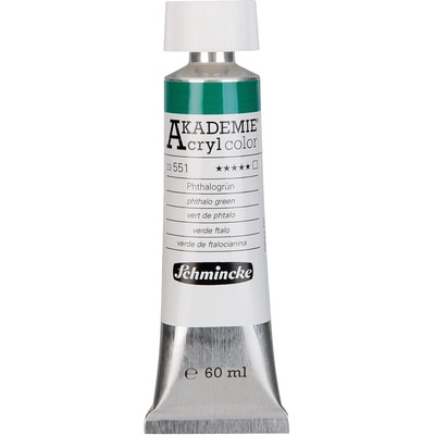 Schmincke Akademie АКРИЛНА боя 551 Phthalo Green 60 ml 1 бр (75.3031)
