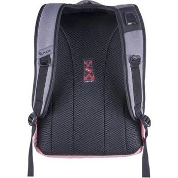 Pulse batoh s priehradkou na notebook Bicolor sivý-ružová