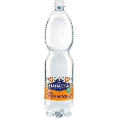 Hanácká Kyselka Pomeranč jemně perlivá 1,5 l