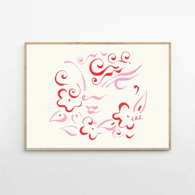 Moikka Plagát Celestial Blossom by Lucrecia Rey Caro A4 (21x27)