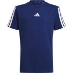adidas Юношеска тениска adidas 3 Stripe Essentials T-Shirt Junior - Navy/White