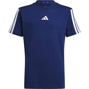 adidas Юношеска тениска adidas 3 Stripe Essentials T-Shirt Junior - Navy/White