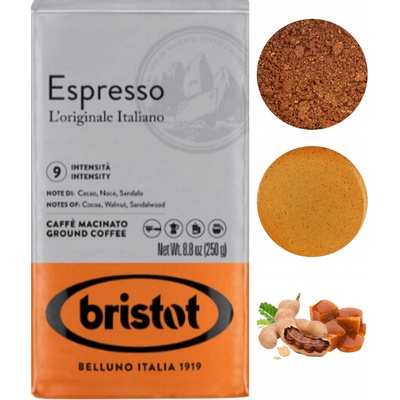 Bristot Espresso Cremoso Italiano mletá 250 g