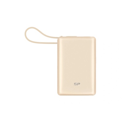 Silicon Power Външна батерия Silicon Power CP10 10000 mAh - Champagne (SLP-PB-CP10-CHAMP)