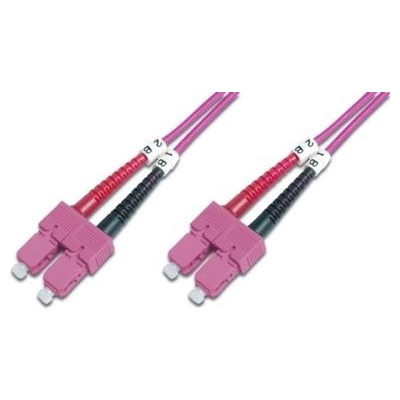 Digitus DK-2522-02-4 Fiber Optic Patch, SC to SC, Multimode OM4 - 50/125 µ, Duplex, 2m