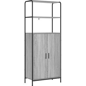vidaXL Висок шкаф Сив Сонома 40 x 33 x 161 см Инженерна дървесина (8013875)