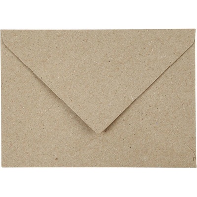 Creativ Company 11,5 × 16 cm obálky 50 ks (120 g/m2) kraft